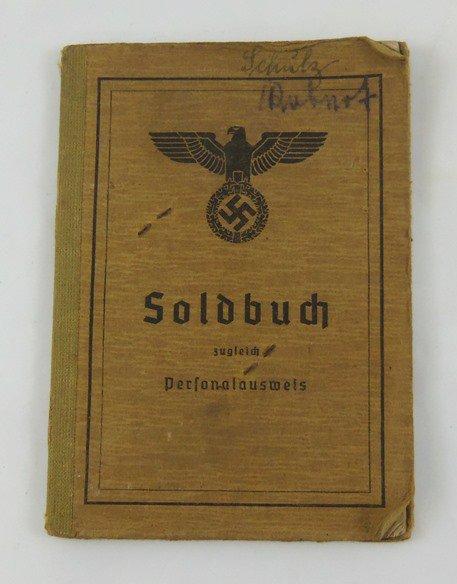 WW2 German Army Soldier's Identification Booklet-Named