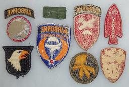 9 pcs. WWII US Airborne Patches