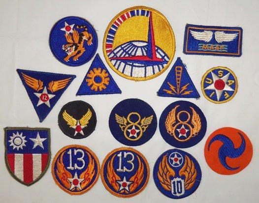 15 pcs. Misc. WW2 US Patch Grouping
