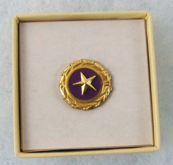 12pcs- KIA Gold Star lapel Pins With Issue Boxes