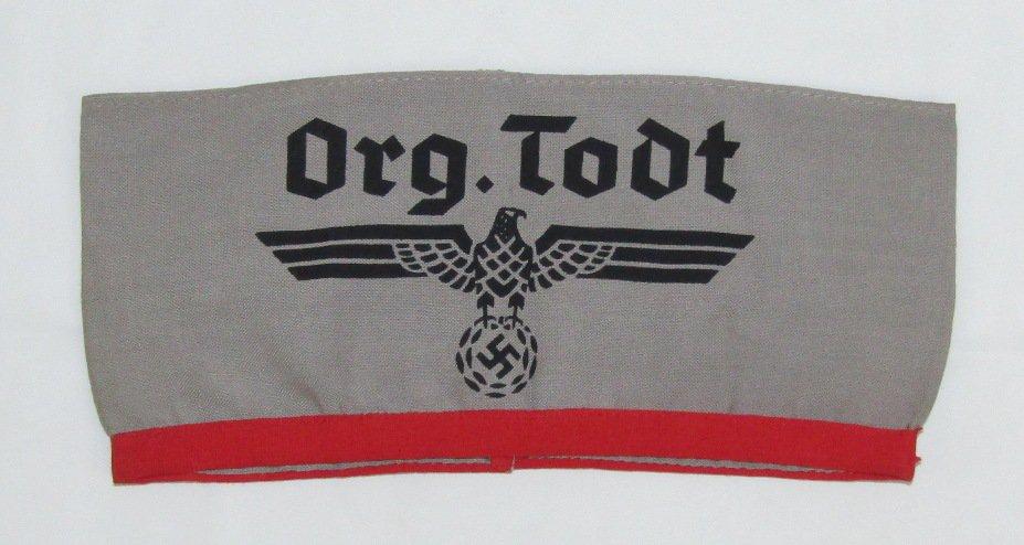 Organization Todt Armband For Lower NCO