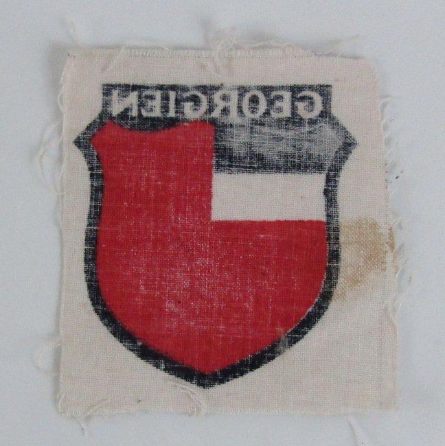 Original WW2 Period Foreign Volunteer (Georgien) Arm Shield/Patch-Wehrmacht