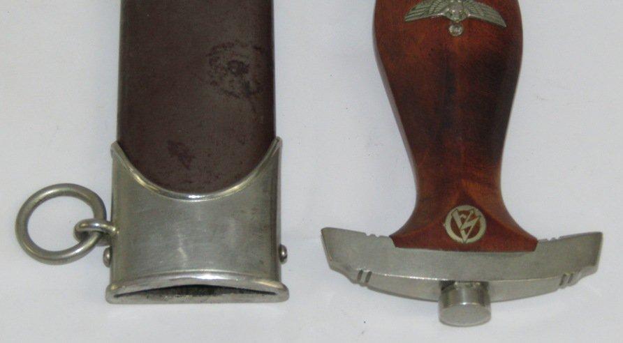 Early SA Dagger For EM/NCO W/Scabbard-E. P. & S.-Full Rohm Inscription