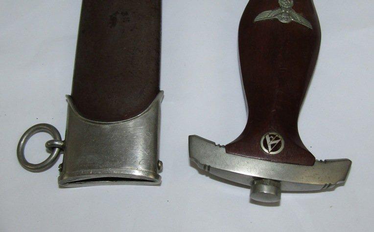 Early Ground Rohm SA Dagger With Scabbard-Anton Wingen Jr.