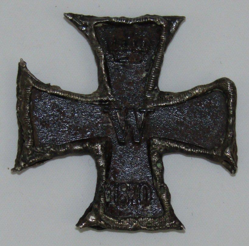 Rare 1870 Iron Cross 2nd Class-In Relic Condition As Found In WW1 German Biplane Wreckage