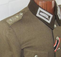 Rare! WW2 RAD OberstArbeitsFuhrer Tunic-Medical Sleeve Insignia-Bayern Hochland Gau Insignia