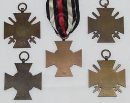 5pcs-WW1 German Honor Crosses