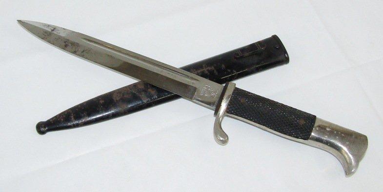 WW2 German Short Model Dress Bayonet With Scabbard-Eickhorn