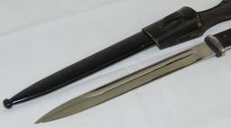 WW2 German Long Model Dress Bayonet With Scabbard-TIGER SOLINGEN