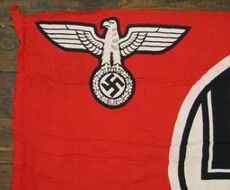 Scarce WW2 German State Service Flag-Nice Smaller Display Size!