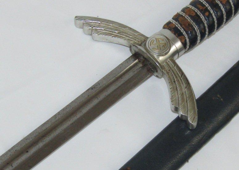 Late WW2 Luftwaffe Officer's Dress Sword-Eickhorn