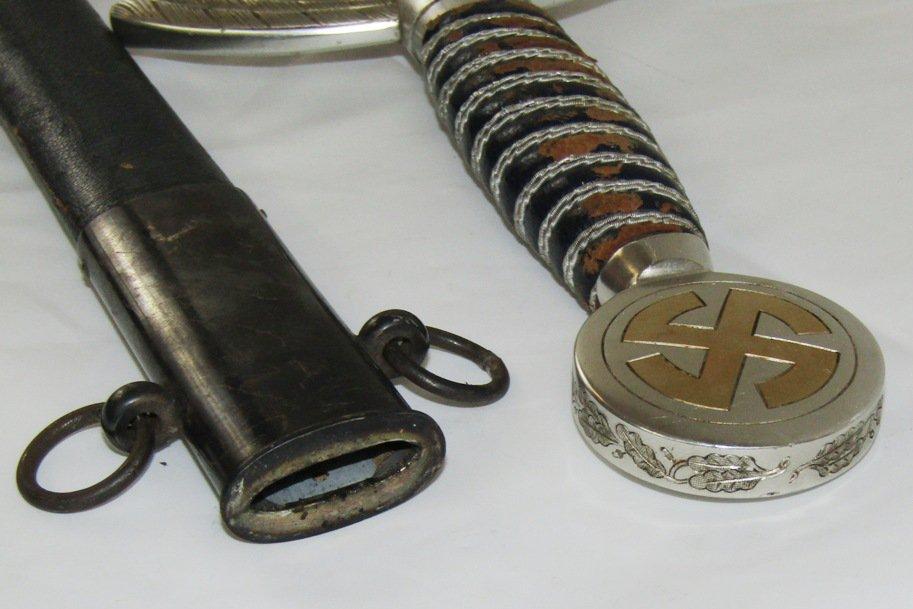 Late WW2 Luftwaffe Officer's Dress Sword-Eickhorn