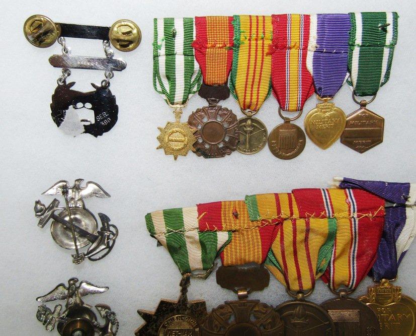 Vietnam War Period USMC Officer's Medal/Insignia Grouping.