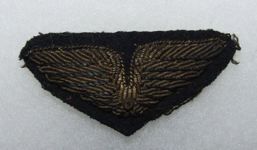 Rare WW1 US Military Aviator Squadron Patch/Instructor Wings