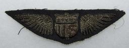 Rare WW1 US Military Aviator Bullion Wings