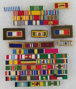 10 pcs. Korean War/Vietnam War/Gulf War Ribbon Bars