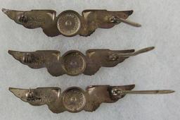 5 pcs. WW2 Army Air Force//Nat'l Assoc. Women's Air Force Pins