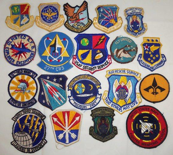 19 pcs. Vietnam War Era to 1990's US Military Patch Group