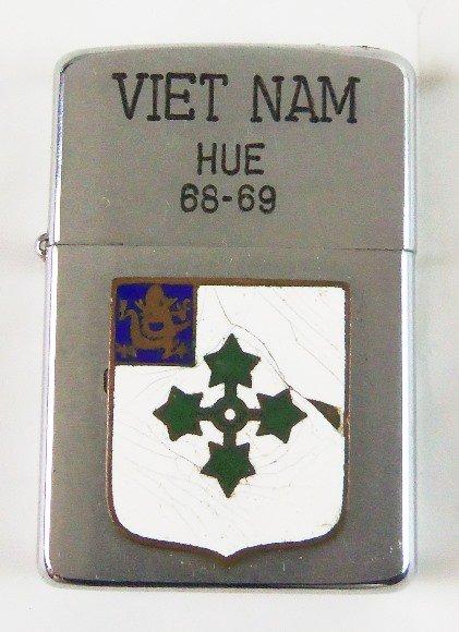 Early 1960's Zippo Lighter-585th Ordnance Co.-Nellingen, Germany/ Vietnam Hue (MA43)