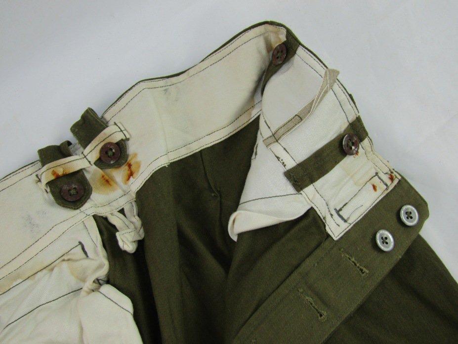 Original WW2 Period German Wehrmacht Tropical Pants