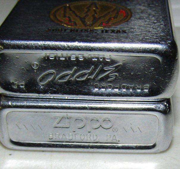 2pcs-1963 & 1983  Military Engraved Zippo Lighters (MA72/44)