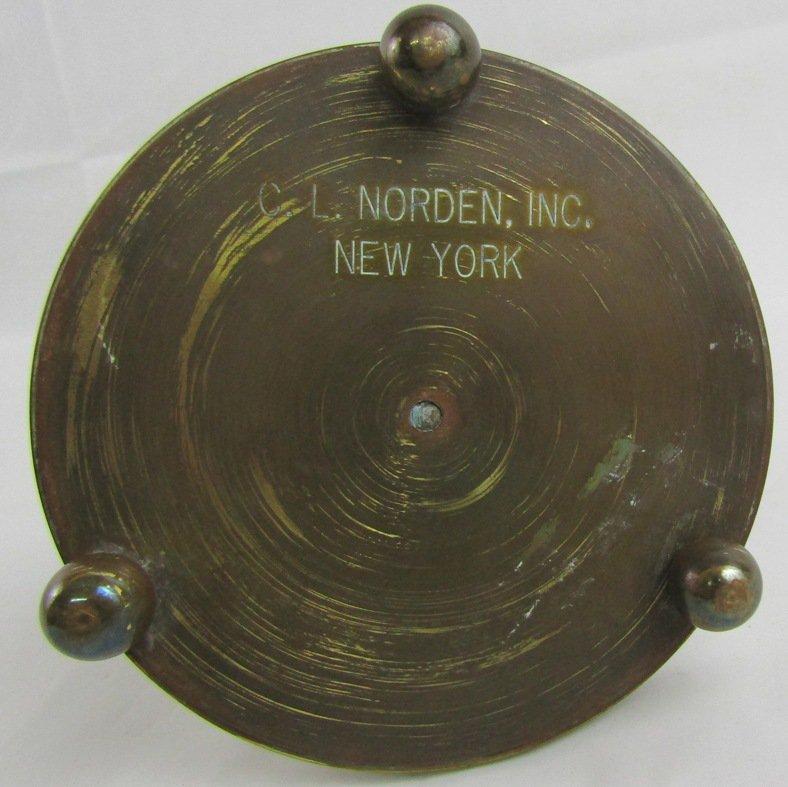 Rare Pre/Early WW2 C.L. Norden Inc. (Norden Bombsight) Desk Piece