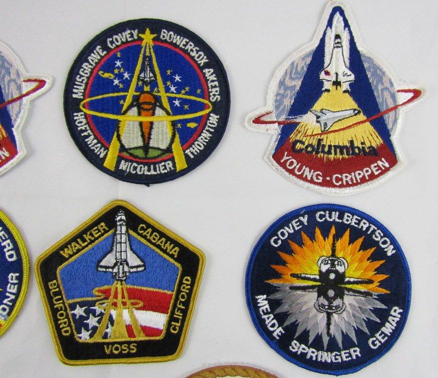 8pcs-NASA Related Patches-Apollo/Space Shuttle Crew