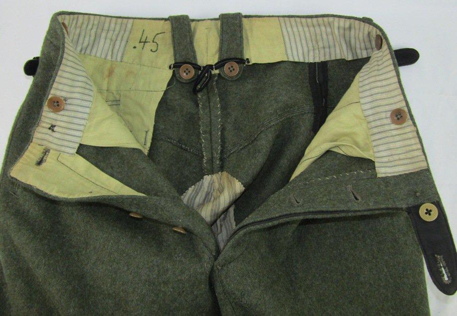 WW2 German Army Officer's Uniform Pants