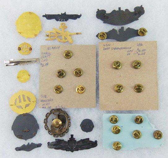 21pcs-Misc Vietnam War Period/Later USN Badges