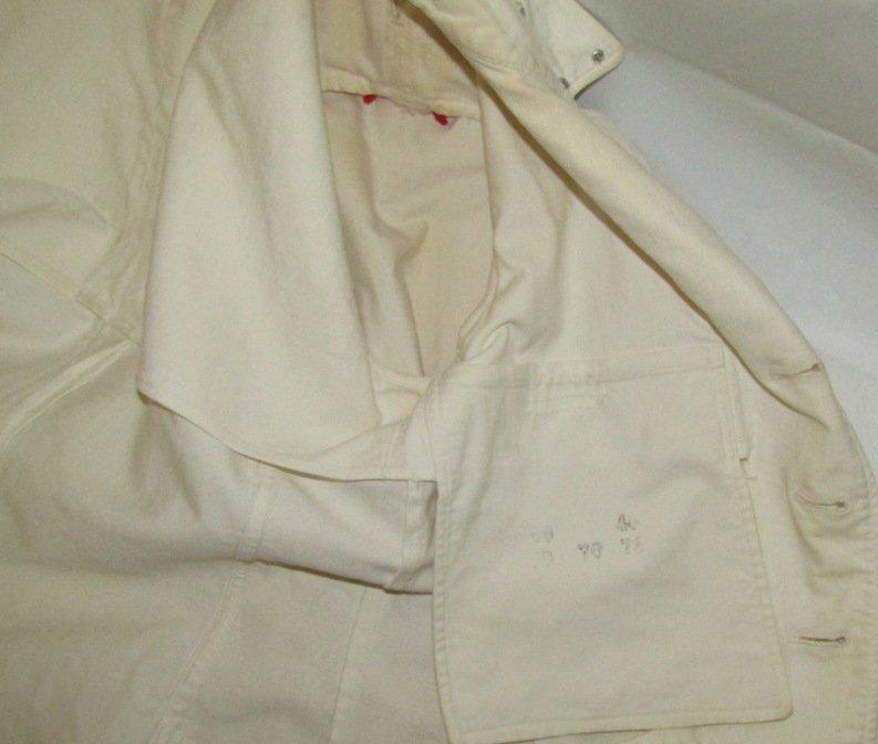 Scarce WW2 Luftwaffe Flak Officer's Summer White "Walking Out" Tunic (u4)