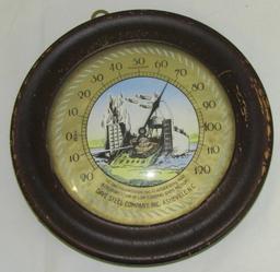 Rare! WW2 D-Day/Other Invasions Landing Craft Advertising Thermometer