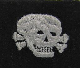 Waffen SS Totenkopf Collar Tab For Enlisted