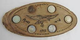 WW2 Luftwaffe Russian Front Wood Trench Art