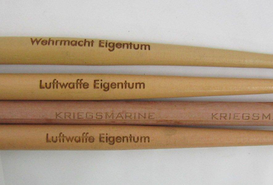 4pcs-WW2 German Map/Desk Fountain Pens/Kreigsmarine Pencil
