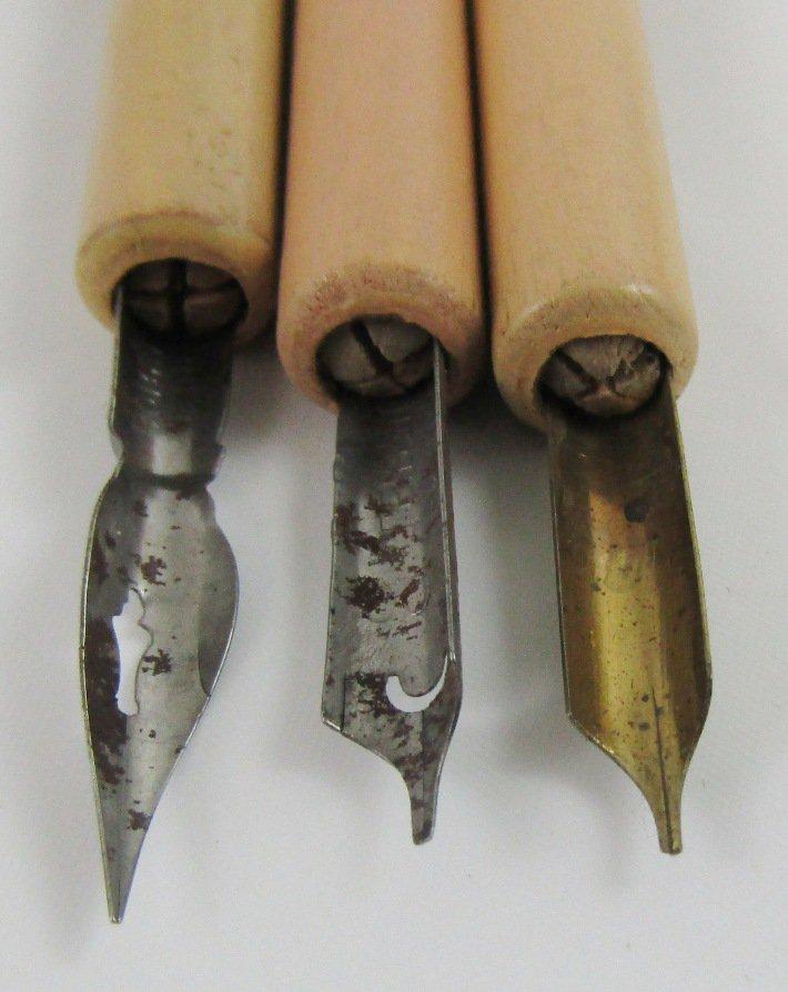 4pcs-WW2 German Map/Desk Fountain Pens/Kreigsmarine Pencil