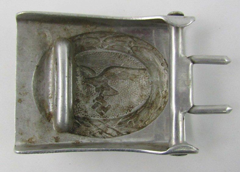 Pebbled Aluminum Belt Buckle For Luftwaffe EM/NCO