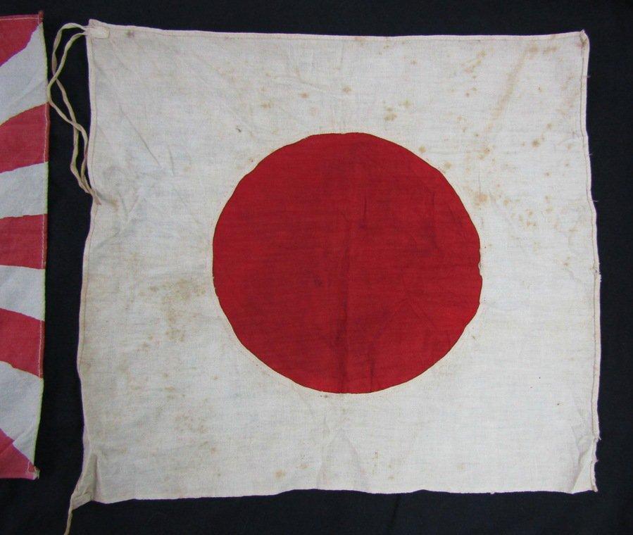 2pcs-WW2 Period Japanese Meatball/Rayed Soldier Flags.