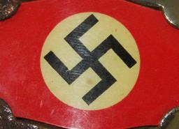 Scarce Early NSDAP Members Belt Buckle