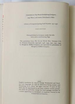 1st Edition Hard Back "Memoirs" By Admiral Doenitz With Original Signed Letter Dated 1966