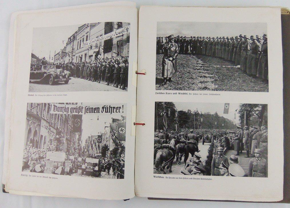 WW2 German Soldier Honor Book With Original Photos/Documents/Papers Etc.