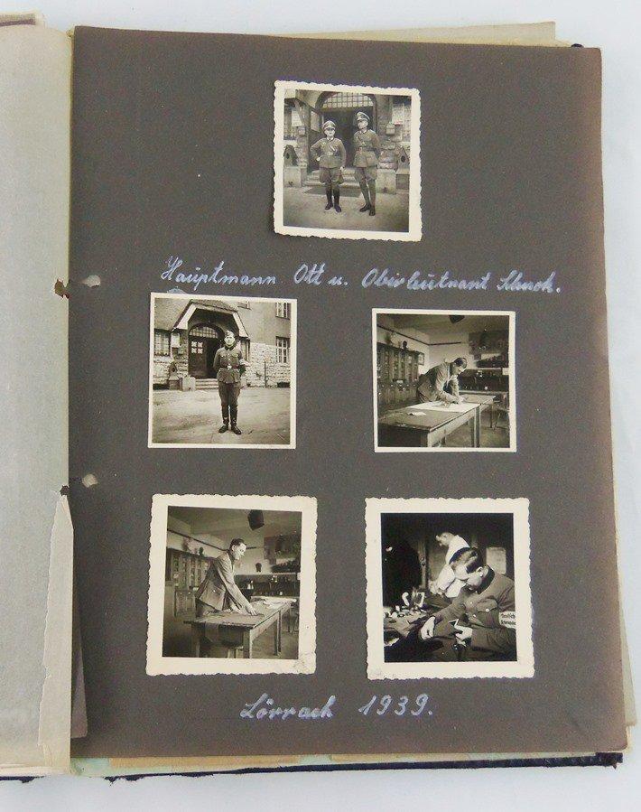 WW2 German Soldier Honor Book With Original Photos/Documents/Papers Etc.
