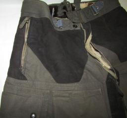 WW2 German Pilot High Altitude Leather/Fur Channel Pants-Czech Made