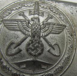 Rare! Original WWII Organization Todt Belt Buckle