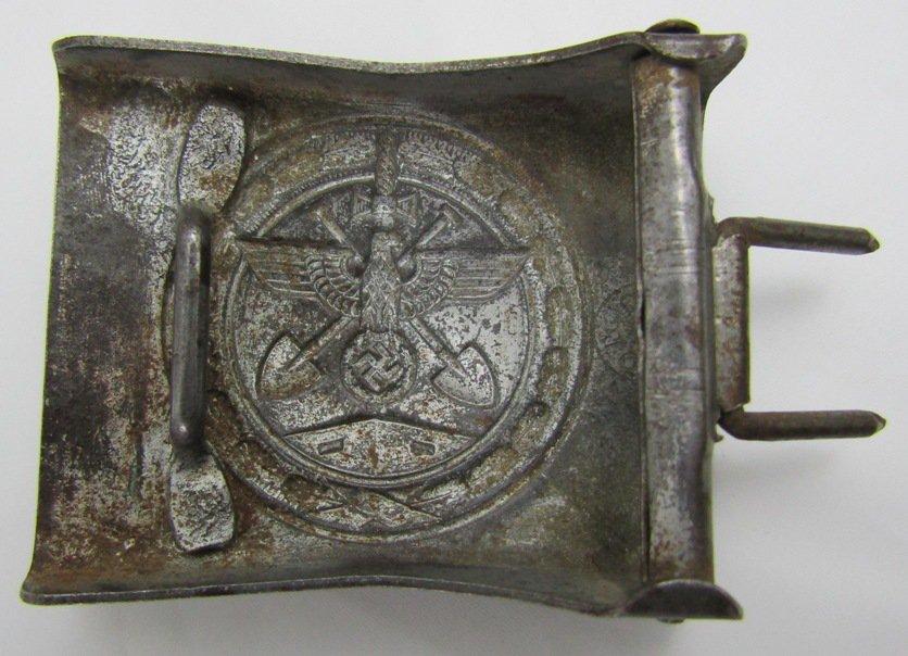 Rare! Original WWII Organization Todt Belt Buckle