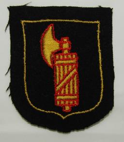 2pcs-Waffen SS Foreign Volunteer "Italian" Grenadier Division Collar tab/Arm Shield