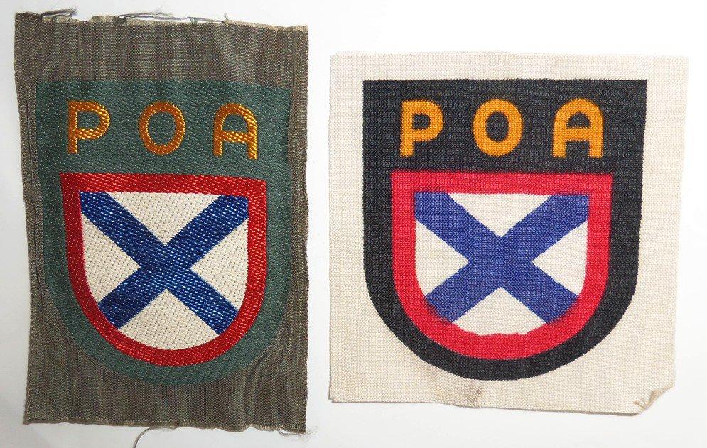 2pcs-WW2 Russian Liberation Army Sleeve Shields