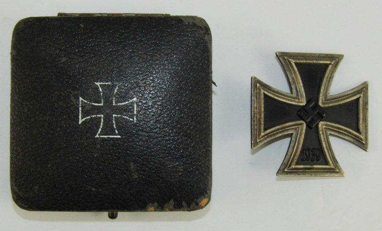 Cased WW2 German Iron Cross 1st Class