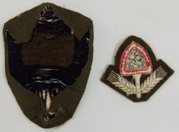 2pcs-RAD Shoulder & Cap Insignia