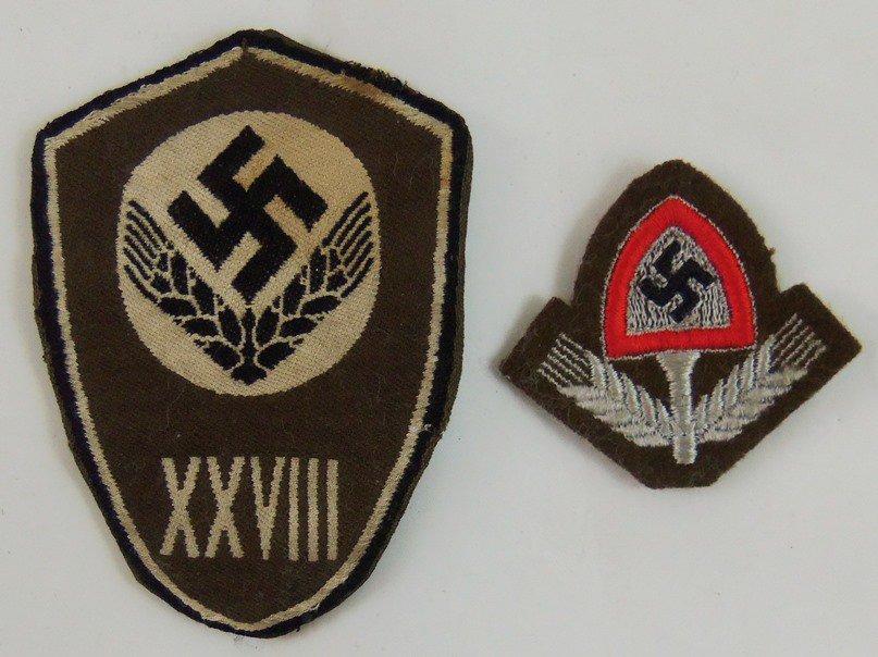 2pcs-RAD Shoulder & Cap Insignia