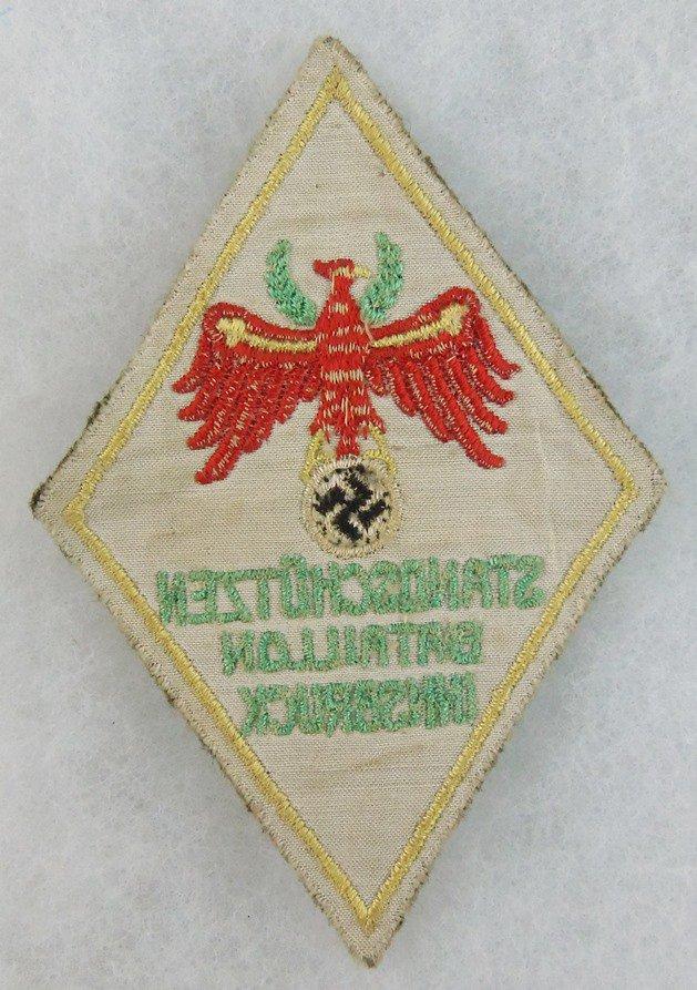 Scarce WW2 Tirol Standschutzen Batailion Innsbruck Sleeve Patch